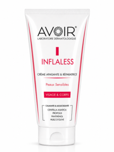 Tube INFLALESS crème apaisante et réparatrice 200 ml AVOIR Laboratoire Dermatologique